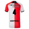 Maillot de Supporter Feyenoord Rotterdam Geertruida 4 Domicile 2024-25 Pour Enfant